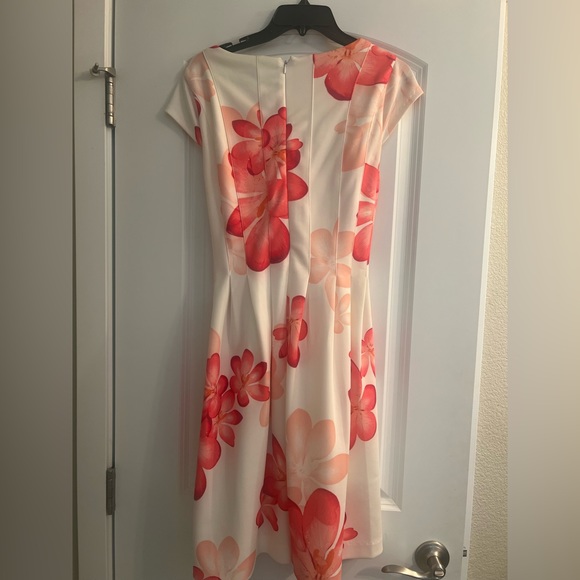 Pink Floral Calvin Klein Dress - Picture 3 of 5
